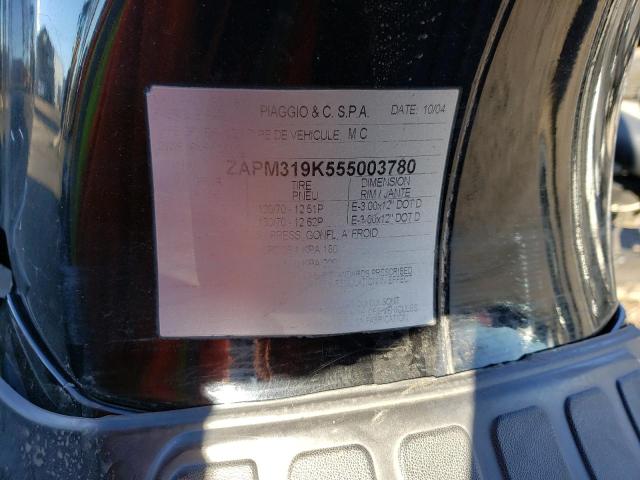 2005 VESPA GRANTURISM - ZAPM319K555003780