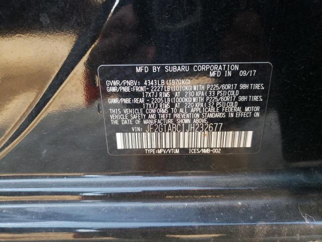 JF2GTABC1JH232677 Subaru Crosstrek Premium