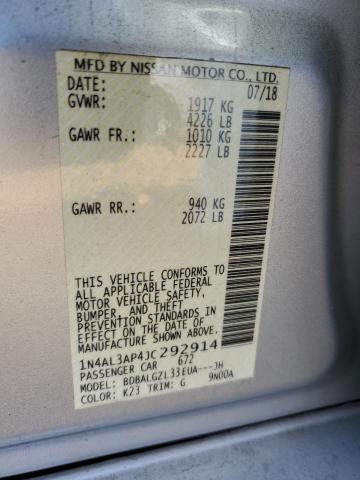 2018 NISSAN ALTIMA 2.5 - 1N4AL3AP4JC292914