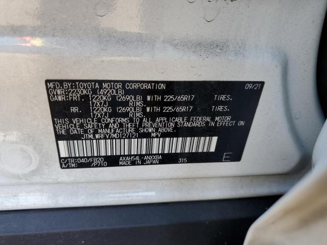 2021 TOYOTA RAV4 LE - JTMLWRFV7MD127121
