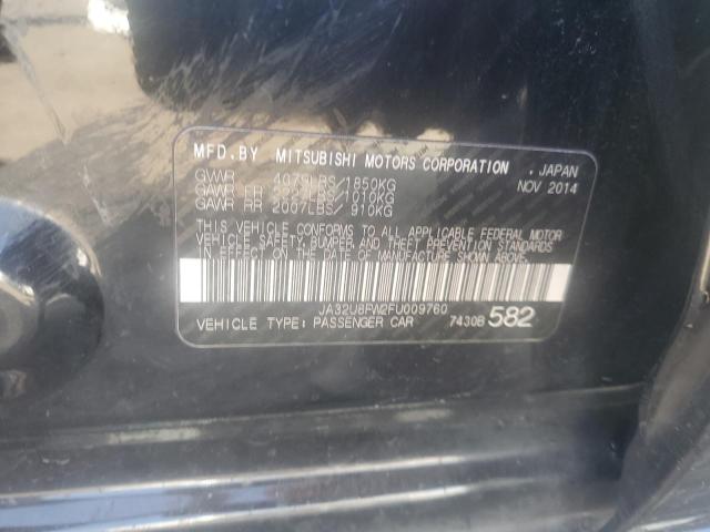 2015 MITSUBISHI LANCER GT JA32U8FW2FU009760