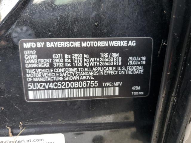 VIN 5UXZV4C52D0B06755 2013 BMW X5, Xdrive35I no.14