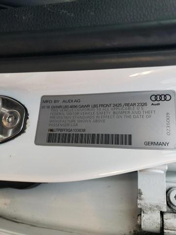 2016 AUDI A3 E-TRON - WAUTPBFF9GA103838