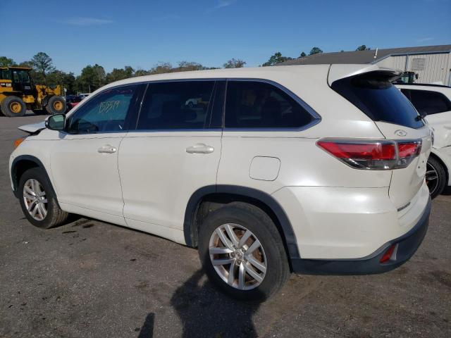 VIN 5TDZARFHXES005281 2014 Toyota Highlander, LE no.2