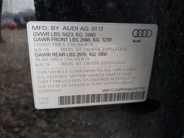 VIN WA1C2AFP4HA096796 2017 Audi Q5, Premium no.12