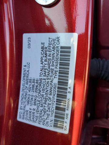 1HGCY1F21PA020820 | 2023 HONDA ACCORD LX