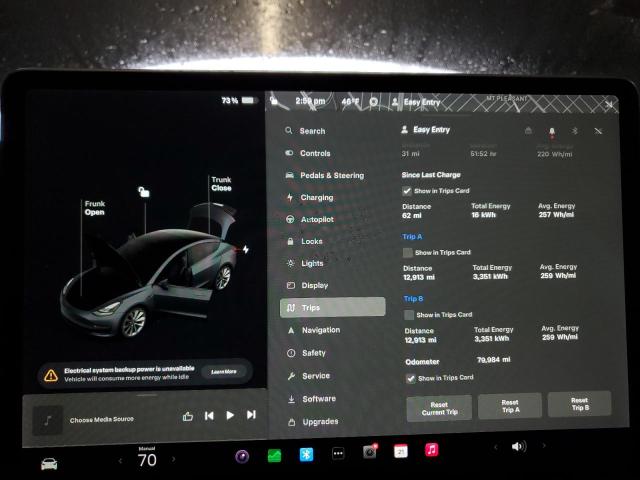 5YJ3E1EB0NF192494 | 2022 TESLA MODEL 3