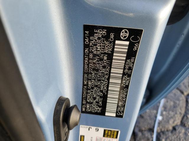JTDKN3DP4E3062171 Toyota PRIUS PLUG-IN