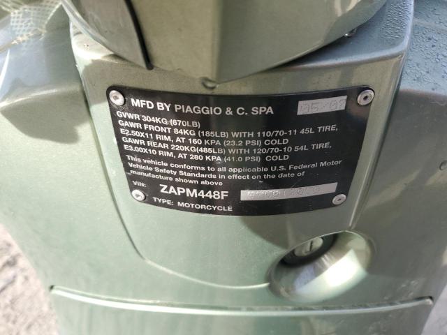 2007 VESPA LX 150 ZAPM448F575012050