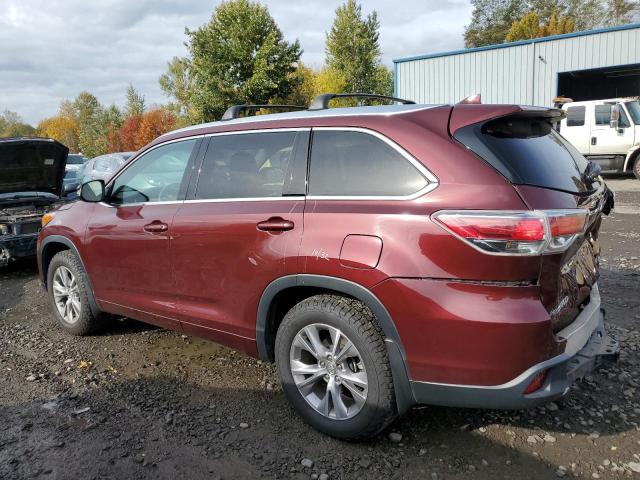 VIN 5TDJKRFH5FS110418 2015 Toyota Highlander, Xle no.2