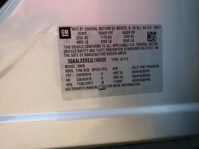 2018 GMC TERRAIN DE - 3GKALXEX6JL149905