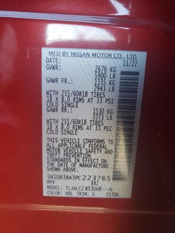 5N1DR3BA3PC223765 | 2023 NISSAN PATHFINDER