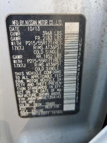 JN8AF5MRXET354143 Nissan JUKE S