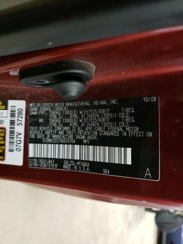 5TDBK22C79S024764 2009 Toyota Sienna Xle