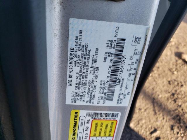 1FA6P0H7XE5400705 Ford FUSION SE