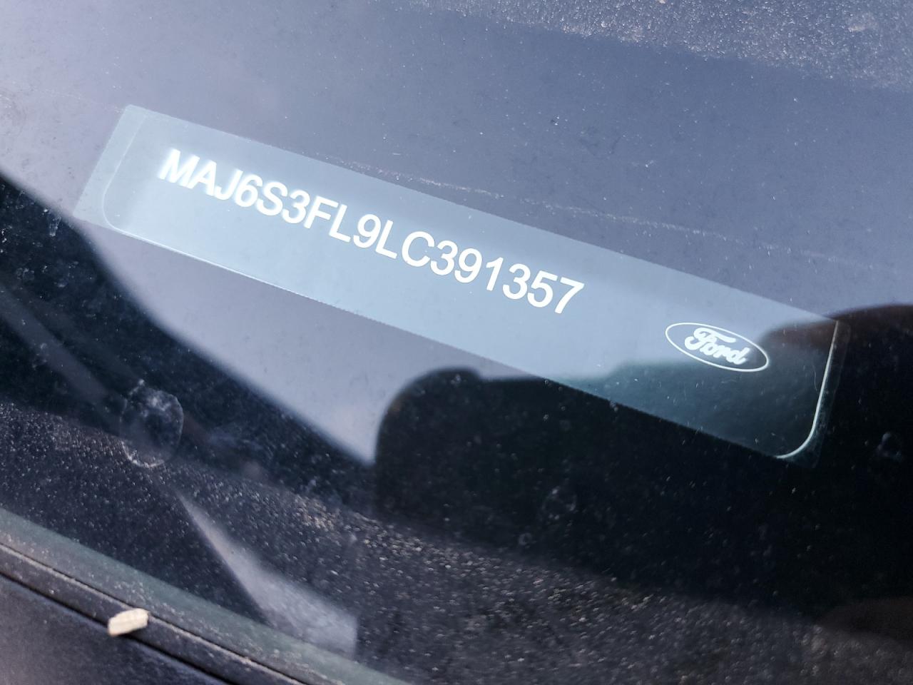 MAJ6S3FL9LC391357 FORD ECOSPORT 2020