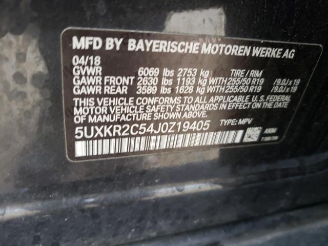 5UXKR2C54J0Z19405 2018 BMW X5 - Image 12