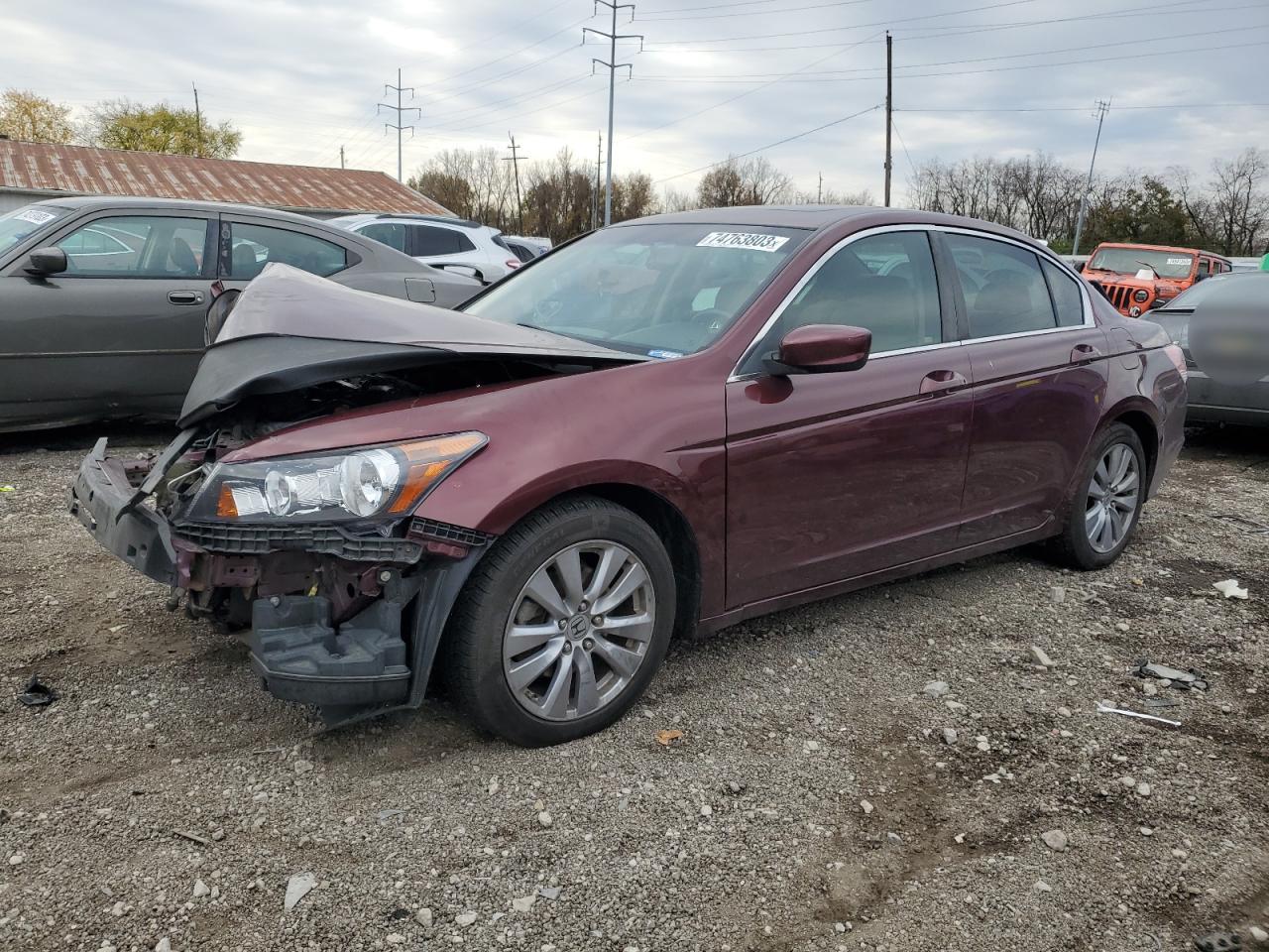 1HGCP2F86BA057951 2011 Honda Accord Exl