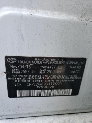 2016 HYUNDAI SONATA SE - 5NPE24AF9GH339220