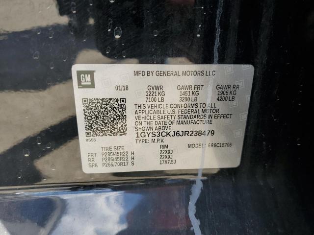 1GYS3CKJ6JR238479 Cadillac Escalade Premium Luxury