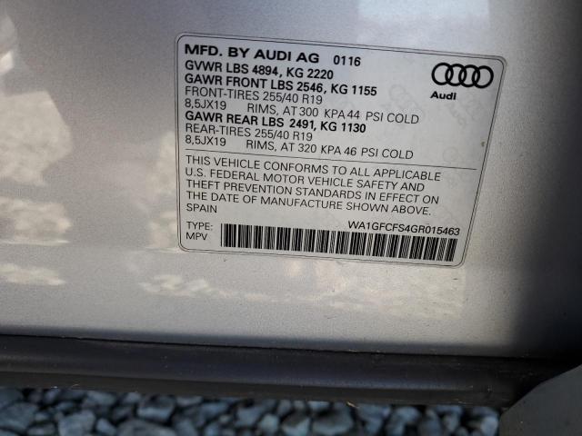 WA1GFCFS4GR015463 Audi Q3 Prestige
