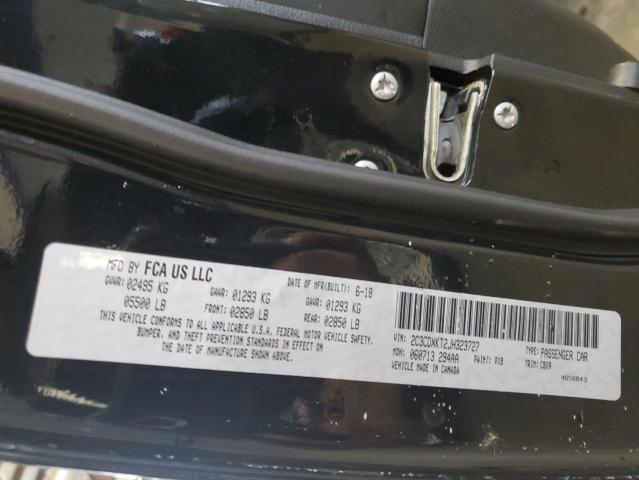 2018 DODGE CHARGER PO - 2C3CDXKT2JH323727