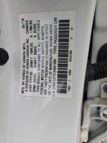 2018 HONDA CIVIC LX - 2HGFC2F57JH601680