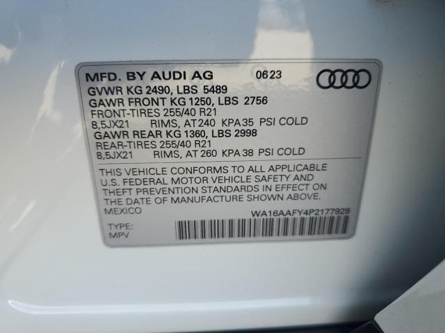 WA16AAFY4P2177928 | 2023 AUDI Q5 SPORTBA