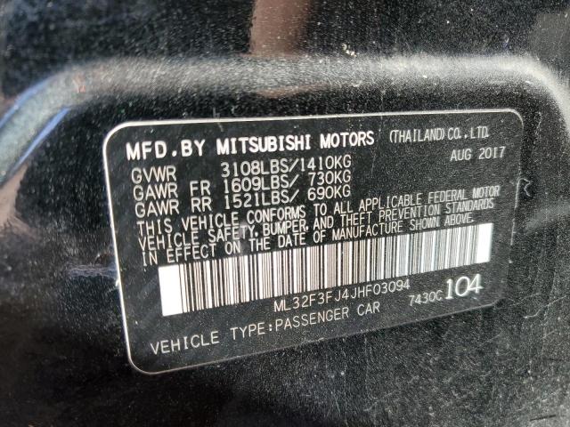 ML32F3FJ4JHF03094 | 2018 MITSUBISHI MIRAGE G4