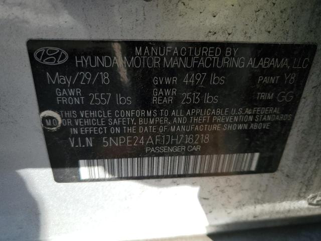 5NPE24AF1JH718218 | 2018 Hyundai sonata se