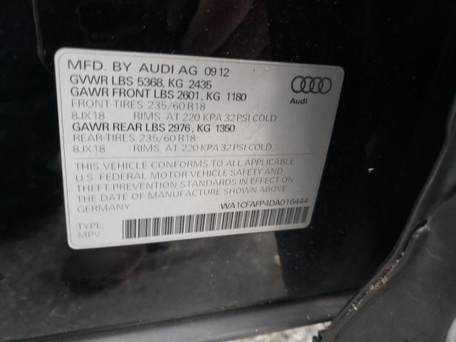 VIN WA1CFAFP4DA016444 2013 Audi Q5, Premium no.12