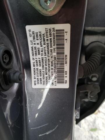 2016 HONDA CIVIC LX - 19XFC2F53GE013441