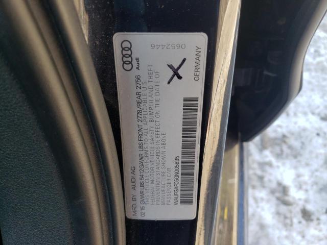 2016 AUDI 100 WAGON WAUFGAFC5GN005895