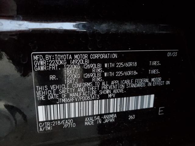 JTMB6RFV7PD083413 | 2023 TOYOTA RAV4 XLE P