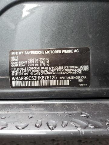 WBA8B9C53HK676125 BMW 330 I