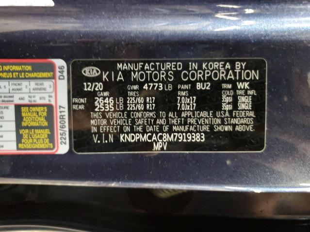 KNDPMCAC8M7919383 | 2021 KIA sportage lx