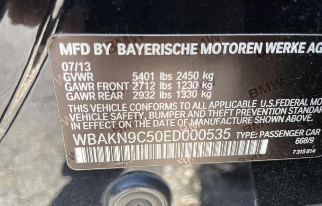 WBAKN9C50ED000535 BMW 550 I