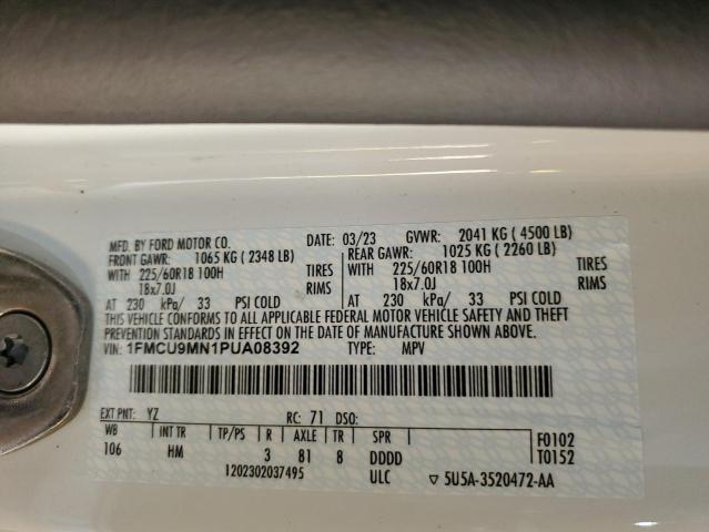 2023 FORD ESCAPE ST 1FMCU9MN1PUA08392