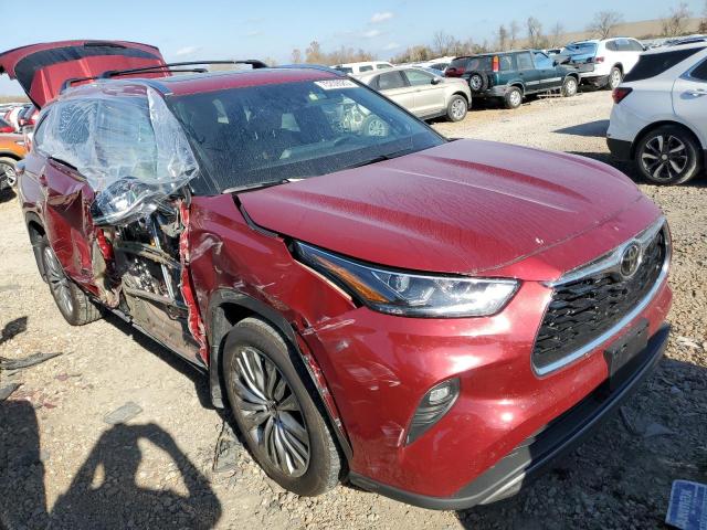 VIN 5TDFZRBH6NS218889 2022 Toyota Highlander, Platinum no.4