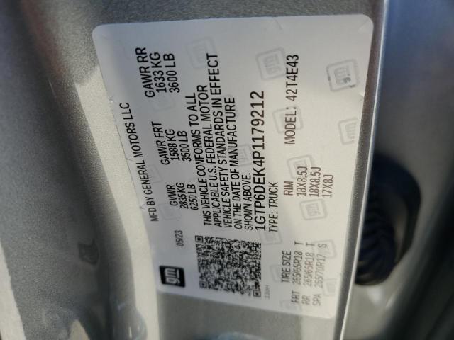 1GTP6DEK4P1179212 GMC Canyon At4