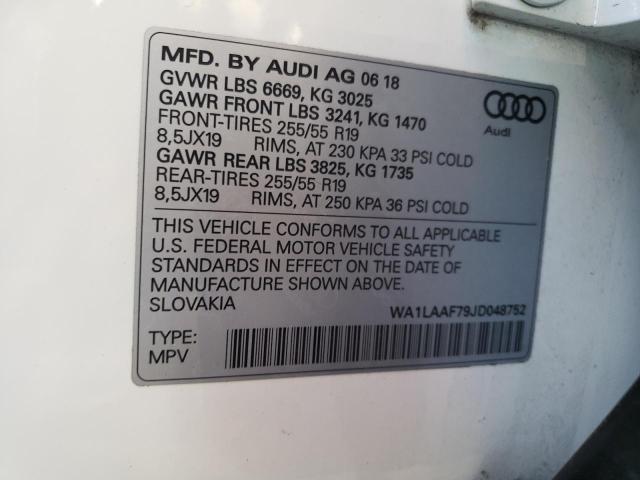 VIN WA1LAAF79JD048752 2018 Audi Q7, Premium Plus no.14