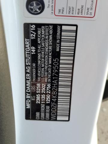 WDDZF4KB2HA179505 Mercedes-Benz E 300 4matic
