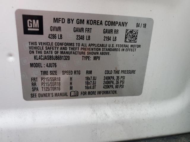 2018 BUICK ENCORE PRE - KL4CJASB9JB691320