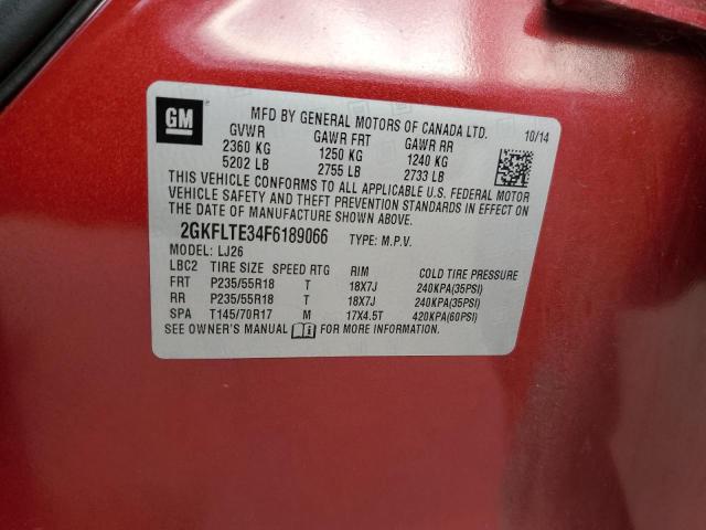 2GKFLTE34F6189066 GMC Terrain Slt