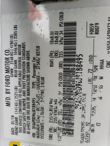 2018 FORD FUSION TIT - 3FA6P0D96JR188495