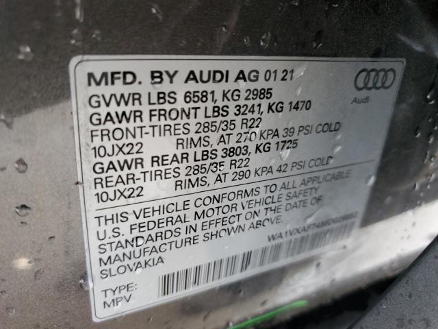 WA1VXAF74MD029652 2021 AUDI Q7, photo no. 14