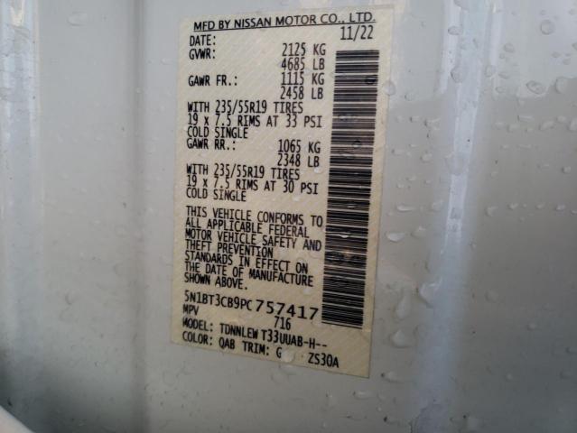 5N1BT3CB9PC757417 2023 NISSAN ROGUE