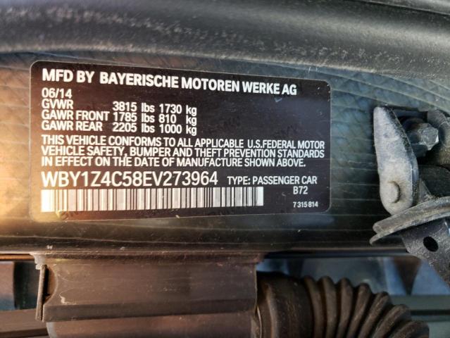 WBY1Z4C58EV273964 BMW I3 REX