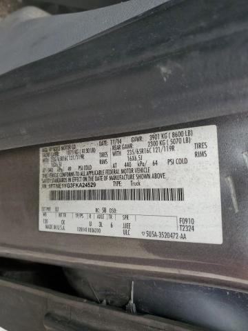2015 FORD TRANSIT T- - 1FTNE1YG3FKA24529