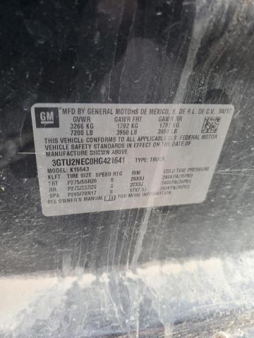2017 GMC SIERRA K15 - 3GTU2NEC0HG421641